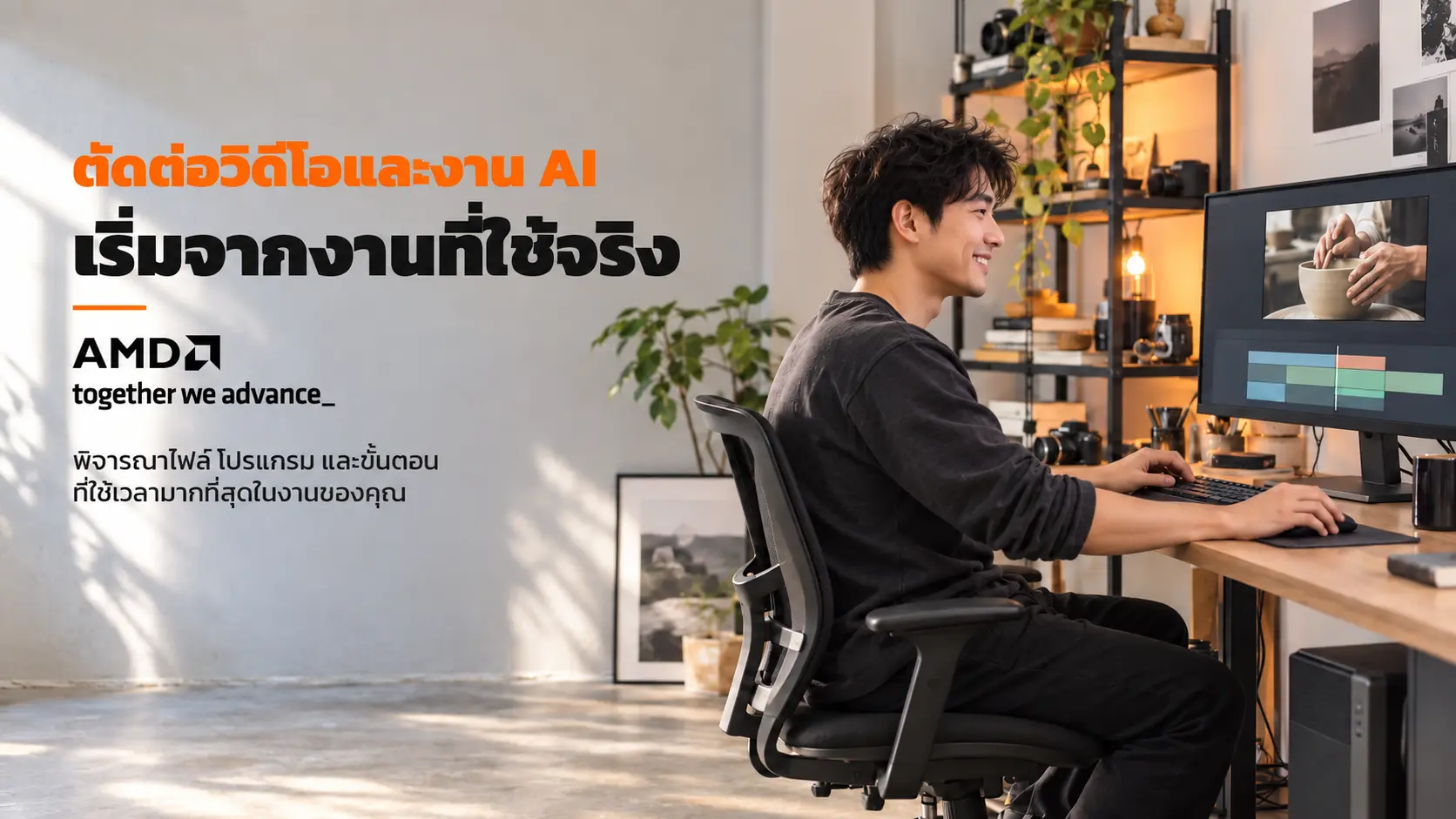 CPU จาก AMD ช่วยให้การทำงานราบรื่นได้ทุกรูปแบบ